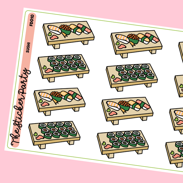 Sushi Planner Stickers