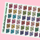 Book Review/Book Ratings Planner Stickers
