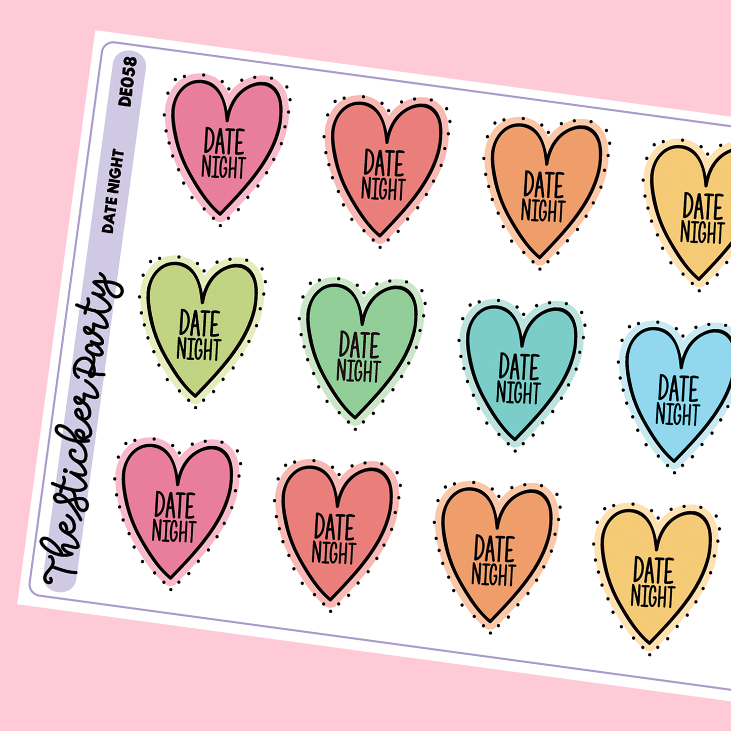Date Night Planner Stickers