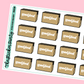 Go*d Food Planner Stickers Meal Delivery Planner Stickers