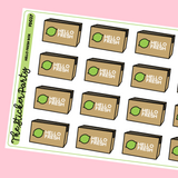H*llo Fresh Planner Stickers Meal Delivery Planner Stickers