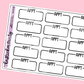 Katie K Plans Collab Appointment Box Planner Stickers