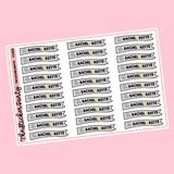 The B*chelorette TV Show Planner Sticker Kit
