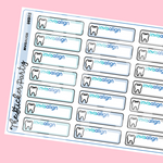 Invisable Aligner Planner Stickers