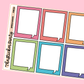 Speech Bubble Boxes Planner Stickers