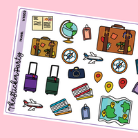 Travel Planner Stickers | Vacation Planner Stickers