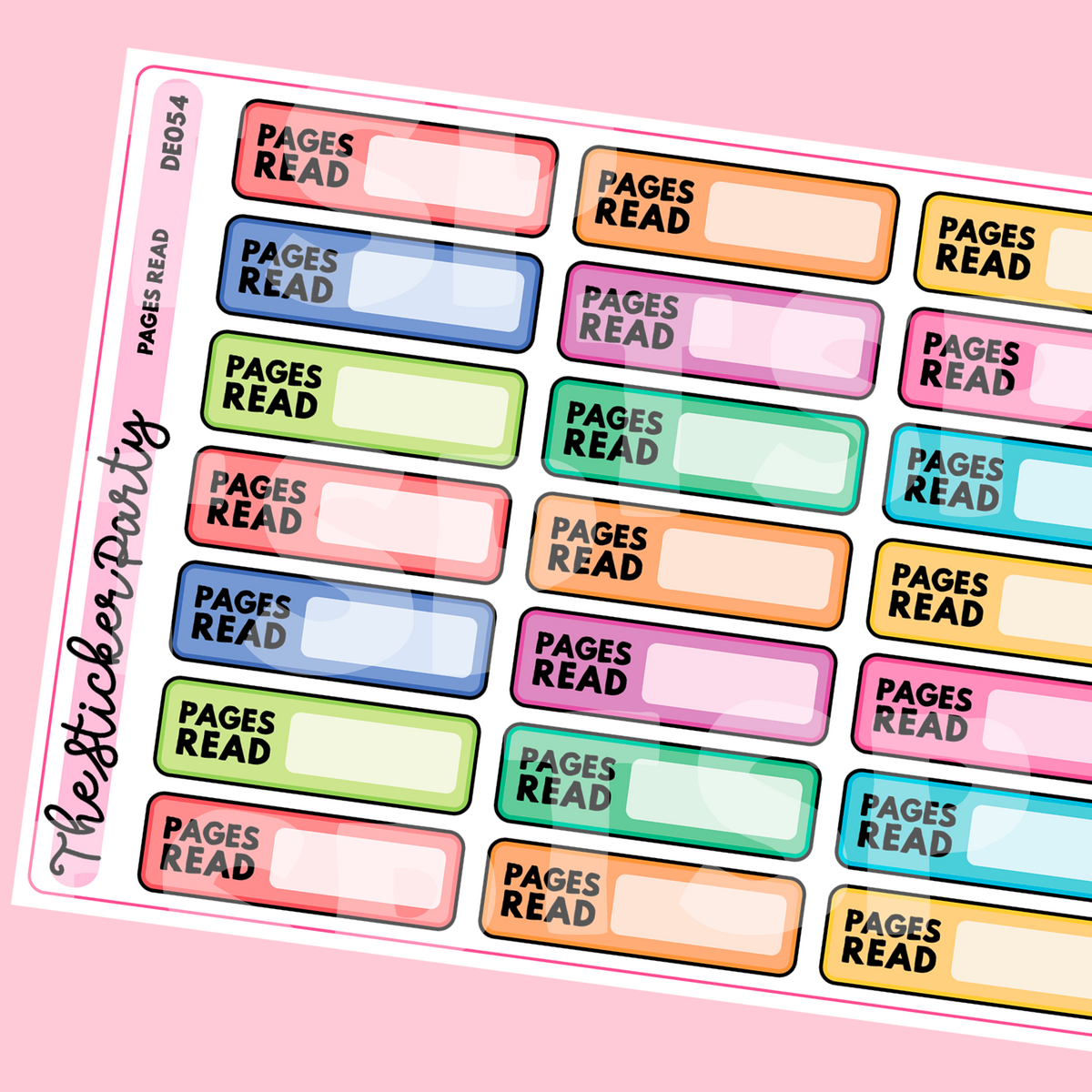 pages-read-planner-stickers-the-sticker-party