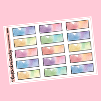 Watercolour Box Planner Stickers