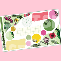 Tropical Journaling Sticker Kit