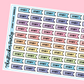 Study Flags Planner Stickers