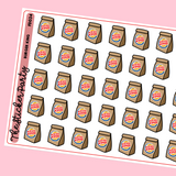 B*rger King Planner Stickers