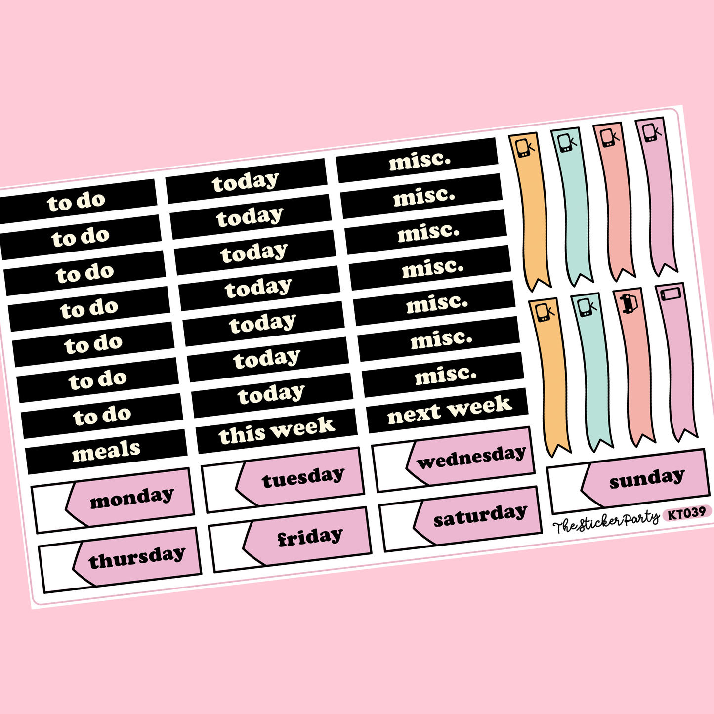 Pastel Daisy Kit in Standard Vertical Sizing
