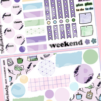 Relax Journaling Sticker Kit Self-Care