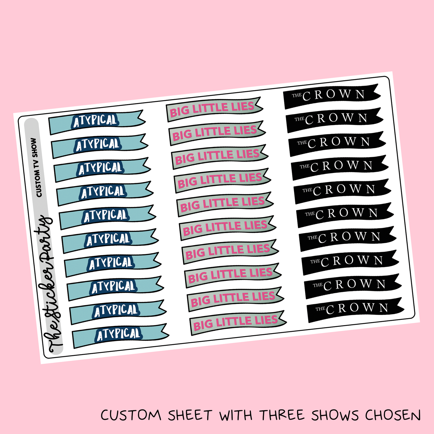 TV THURSDAY | Custom TV Show Flag Stickers (READ DESCRIPTION!)