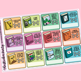 2021 Pop Sugar Reading Challenge Planner Stickers