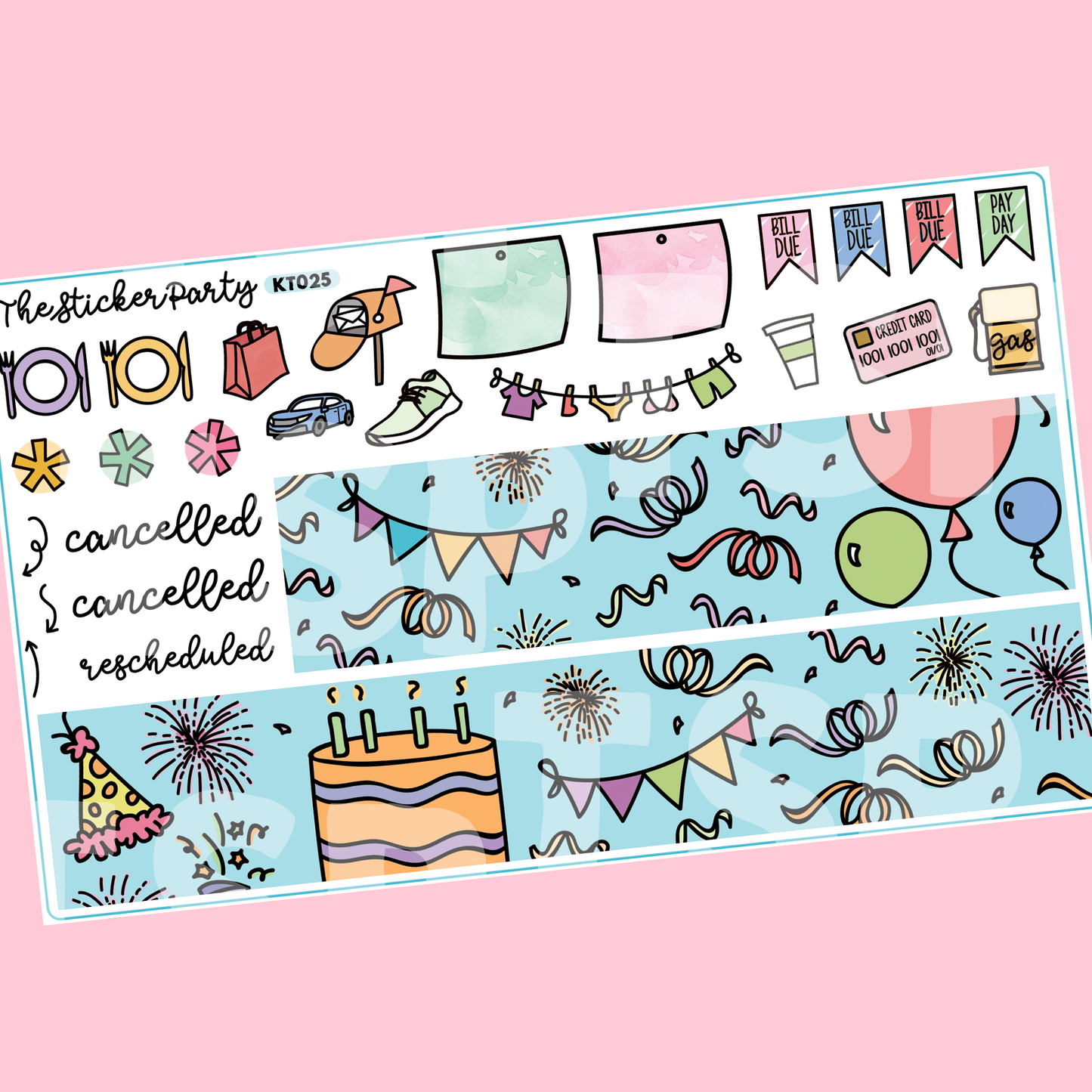 Birthday Kit in Standard Vertical Sizing