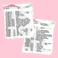 2022 H*llmark Christmas Movies Planner Stickers
