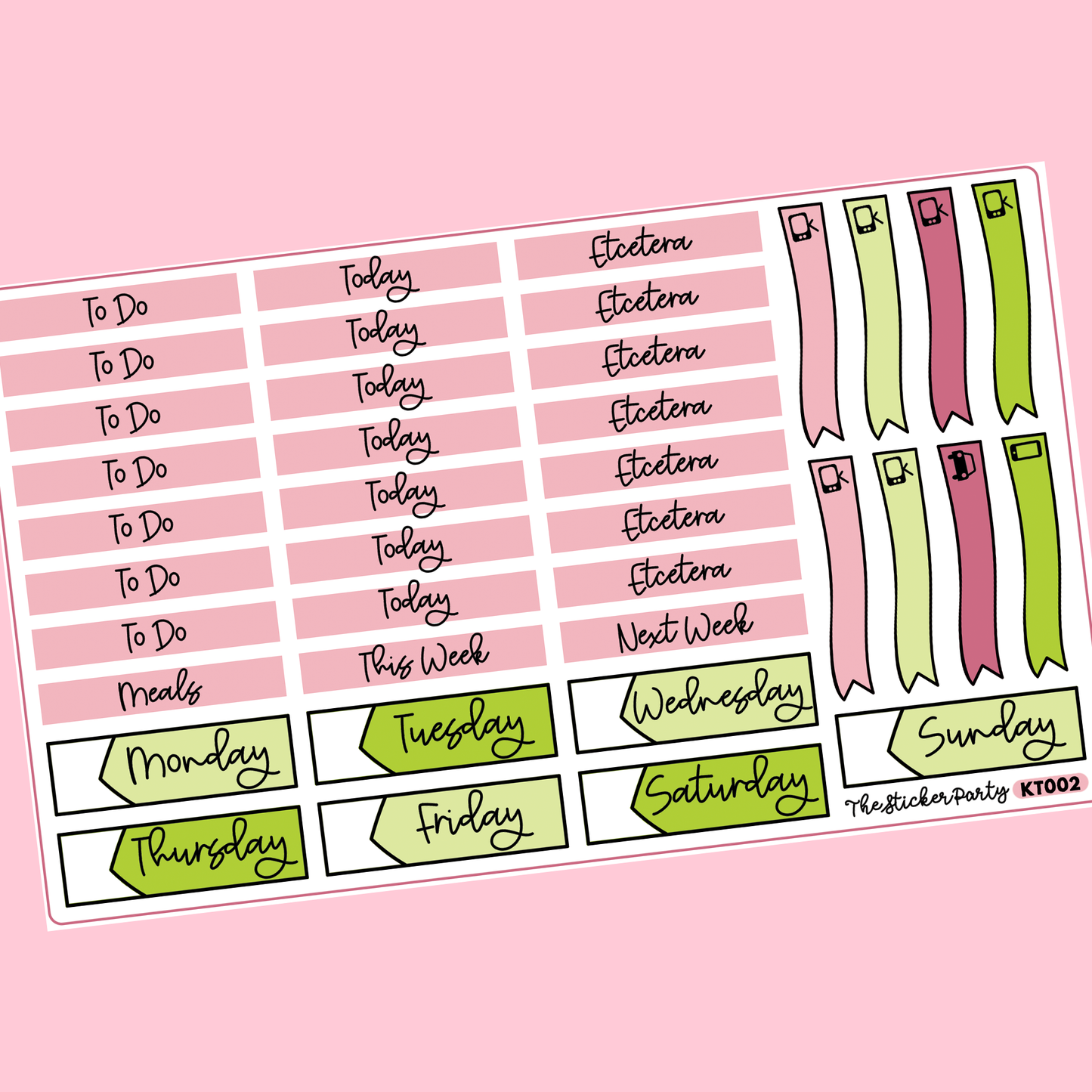Pink Peony Kit in Standard Vertical Sizing
