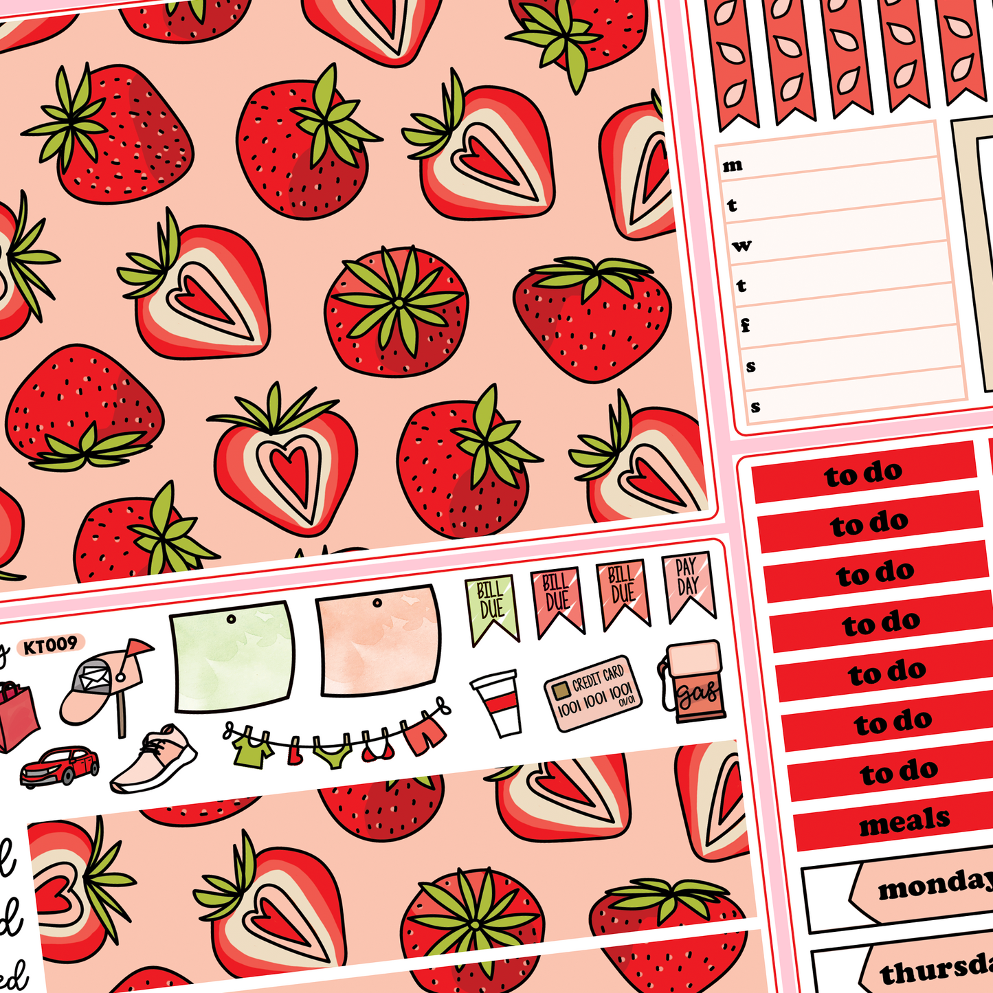 Strawberry Kit in Standard Vertical Sizing