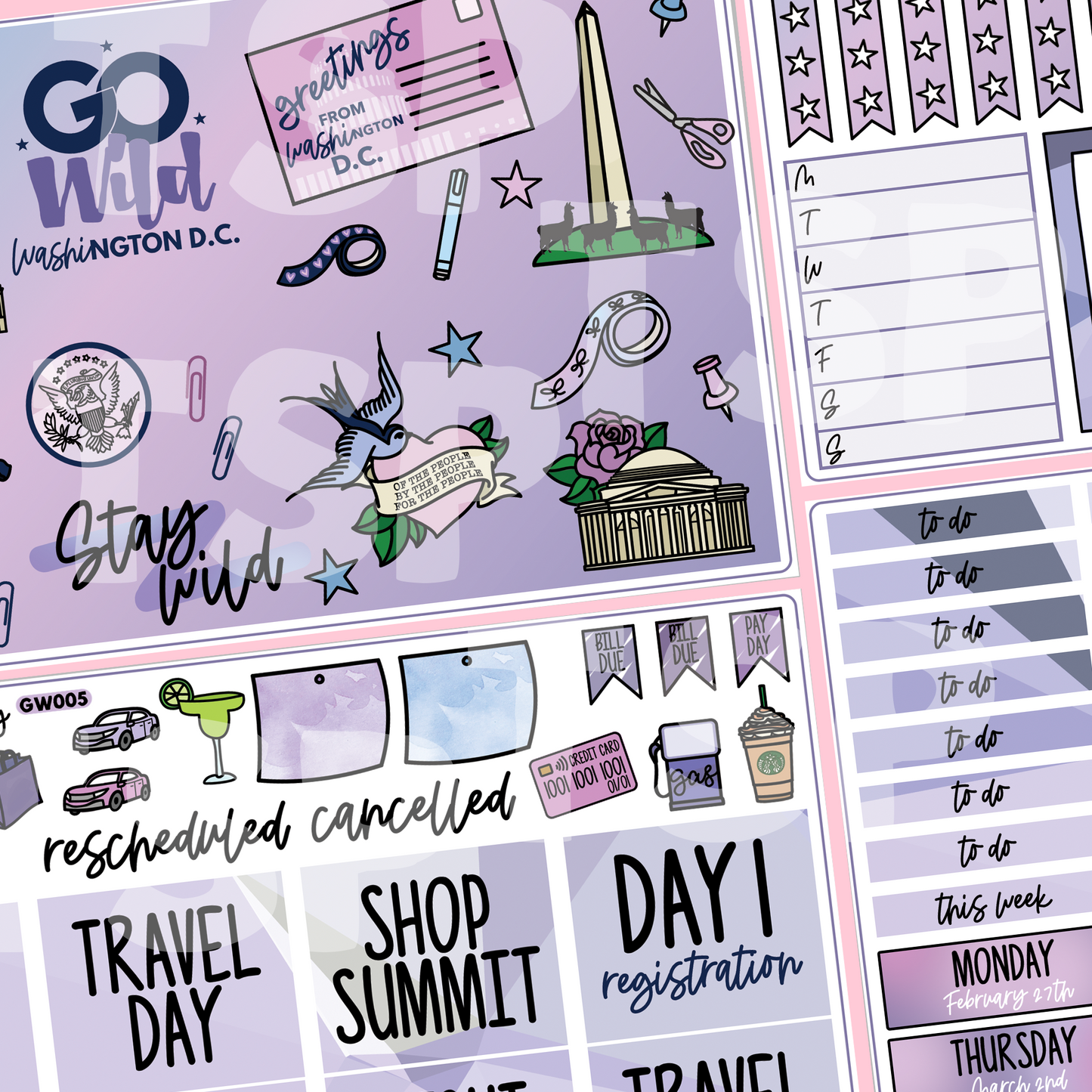 Go Wild 2023 Kit in Standard Vertical Sizing | Washington D.C.