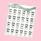St*rbucks Planner Stickers Hot Drink