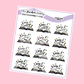 Book Club Planner Stickers