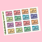 Get Organized Organization File Folders Planner Stickers