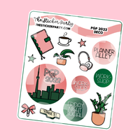 Planners Gonna Plan 2022 Deco Sticker Sheet | PGP 2022 Toronto