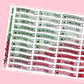 2022 H*llmark Christmas Movies Planner Stickers