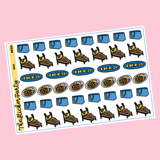 Furniture Shopping Planner Stickers