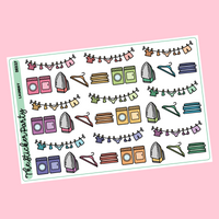 Laundry Planner Stickers | Chores Cleaning Stickers