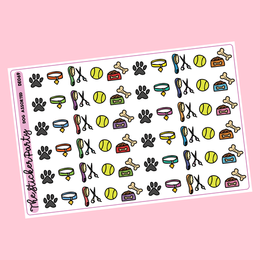 Dog Owner/Dog Care Planner Stickers