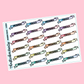 Premiere & Finale TV Show Planner Stickers