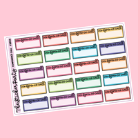 Conference Call Planner Stickers