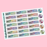 Anxiety Tracker Anxiety Stickers