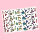 Cleaning Planner Stickers | Vacuum Mopping Deep Clean