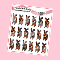 Elf On The Shelf Pets: Reindeer Planner Stickers
