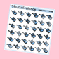 D*sney Genie Planner Stickers