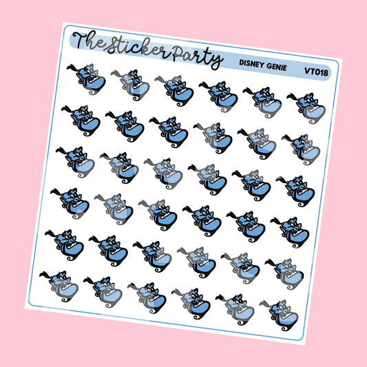 D*sney Genie Planner Stickers
