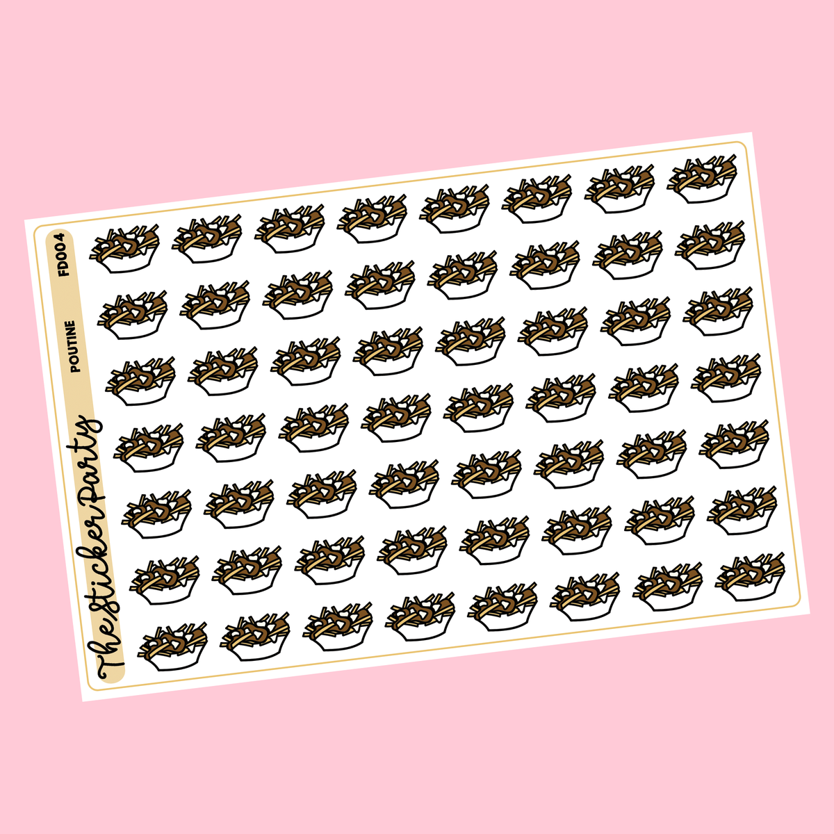 Poutine Planner Stickers – The Sticker Party