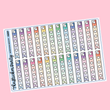 Watercolor Checklist Planner Stickers