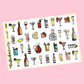 Cocktails Planner Stickers