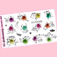 Floral Astrology Planner Stickers