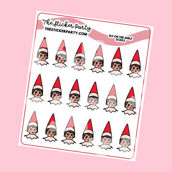 Elf On The Shelf Planner Stickers