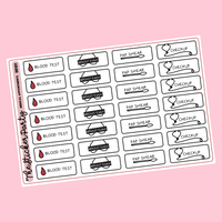 Medical Appointment Planner Stickers