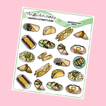 Mexican Food Planner Stickers