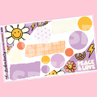Groovy Daisy Journaling Sticker Kit