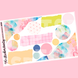 Watercolour Journaling Sticker Kit
