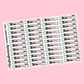 BBCAN Play-Along Kit TV Show Planner Sticker Flags Kit