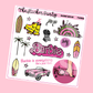 B*rbie Movie Planner Stickers
